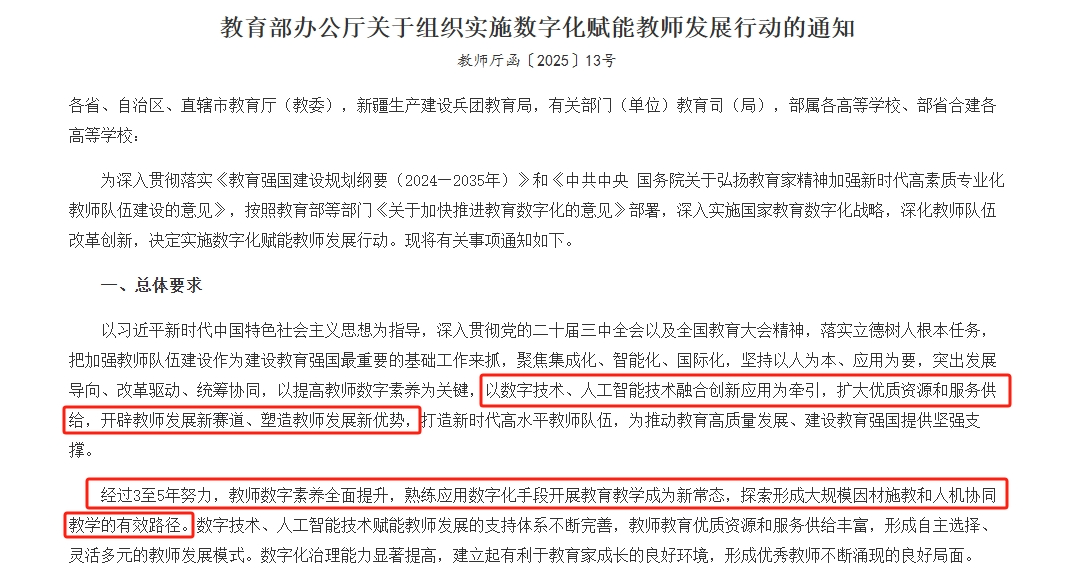 《通知》提出通過六大行動推進數字化賦能教師發展.png 《通知》提出通過六大行動推進數字化賦能教師發展.png